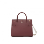 Burberry Medium Leather Two-handle Title Bag