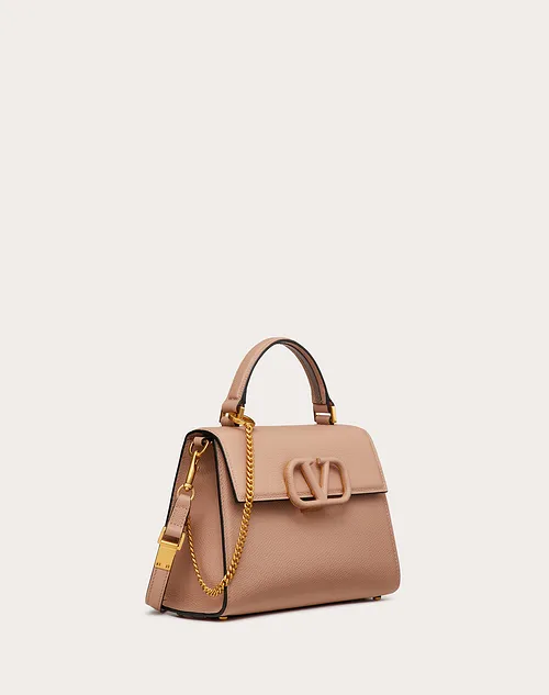 Valentino Small VSLING Grainy Calfskin Handbag