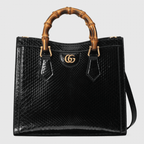 Gucci Diana Small Python Tote Bag