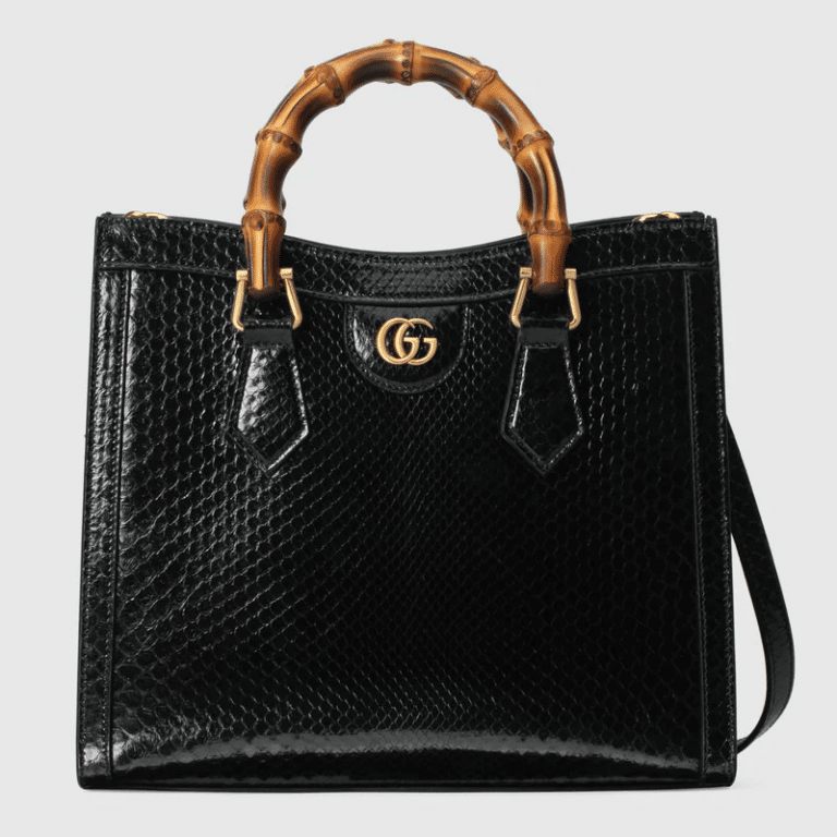 Gucci Diana Small Python Tote Bag