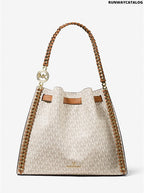Michael Kors Mina Large Logo Shoulder Bag