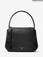 Michael Kors Grand Large Pebbled Leather Shoulder Bag