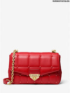 Michael Kors SoHo Large Studded Quilted Leather Shoulder Bag
