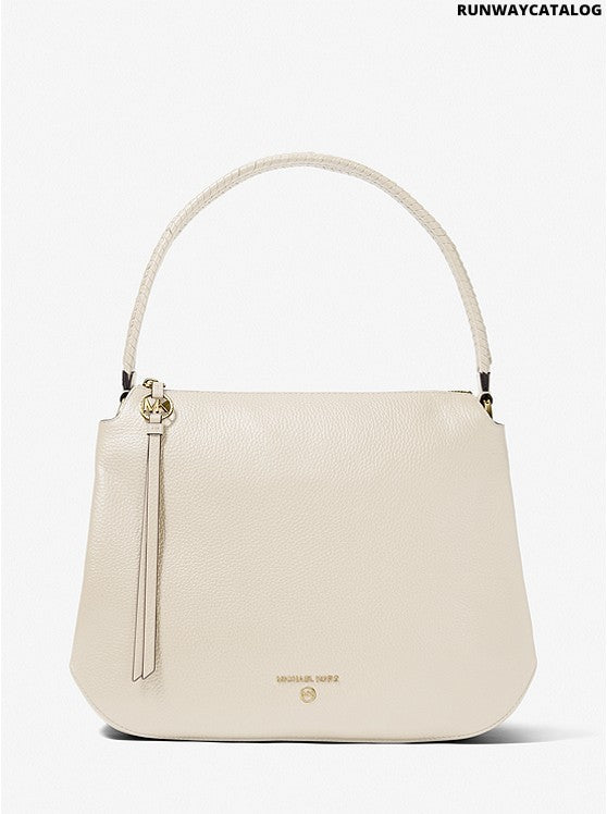 Michael Kors Grand Large Pebbled Leather Shoulder Bag
