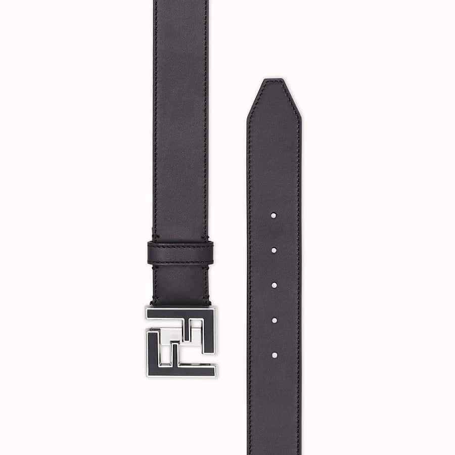 Fendi Black leather belt