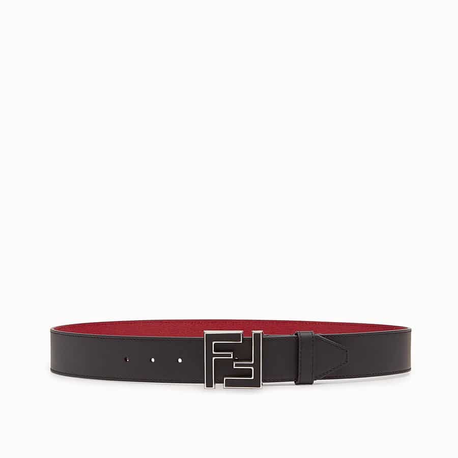 Fendi Black leather belt