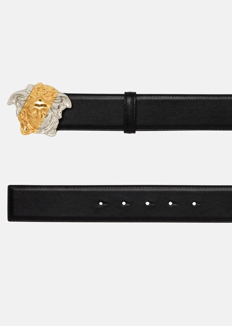 Versace La Medusa Leather Belt