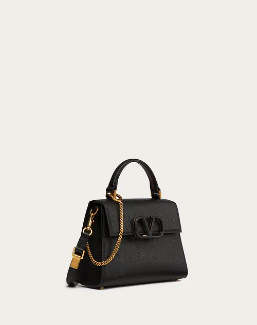 Valentino Small Vsling Grainy Calfskin Handbag
