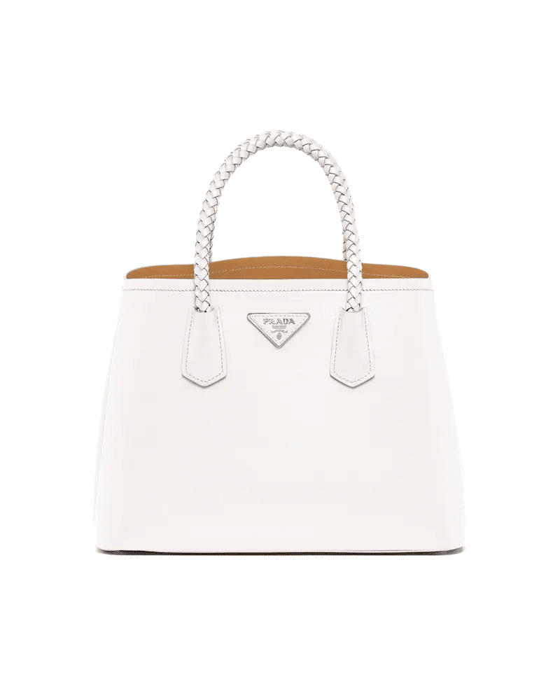 Prada Double Medium Leather Handbag