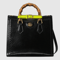 Gucci Diana Small Python Tote Bag