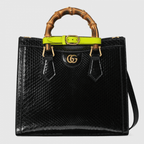 Gucci Diana Small Python Tote Bag