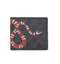 Gucci Kingsnake print GG Supreme coin wallet