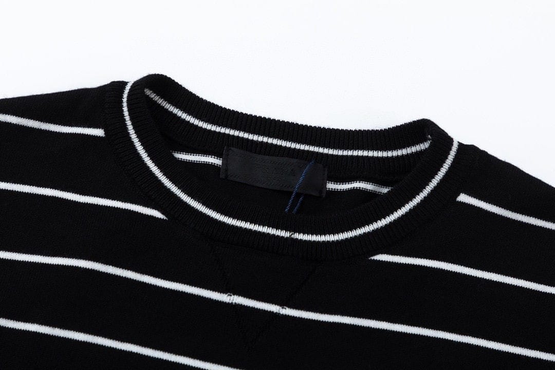 Prada Superfine wool Strip TShirt