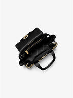 Michael Kors Carmen Extra-Small Saffiano Leather Belted Satchel