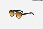 Christian Dior Black Tie Gray Pantos Sunglasses