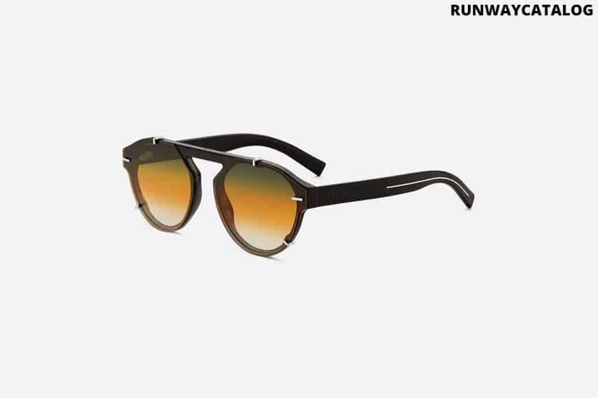 Christian Dior Black Tie Gray Pantos Sunglasses