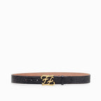 Fendi Black caiman belt