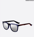 Christian Dior Blue Rectangular Sunglasses