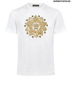 Versace Studded Medusa Western T-Shirt