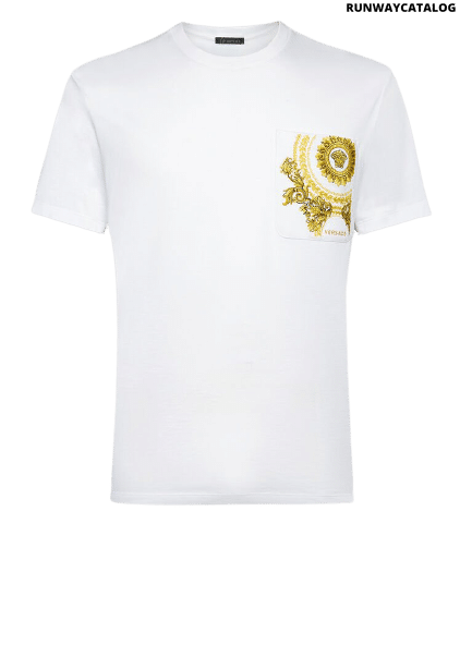 Versace Medusa Embroidered T-Shirt