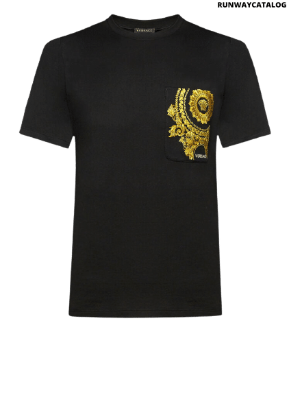 Versace Medusa Embroidered T-Shirt