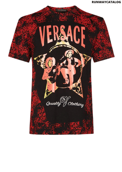 Versace Barocco Western Motif T-Shirt