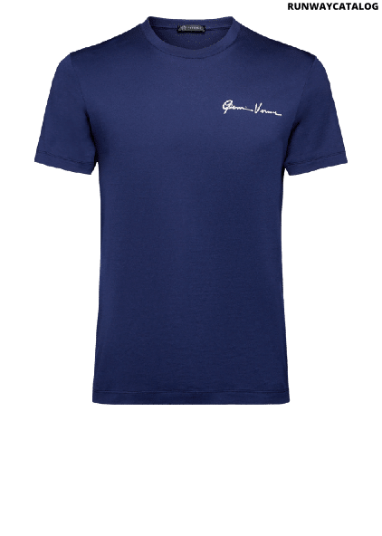Versace GV Signature Embroidered T-Shirt