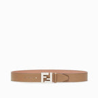 Fendi BELT Beige leather belt