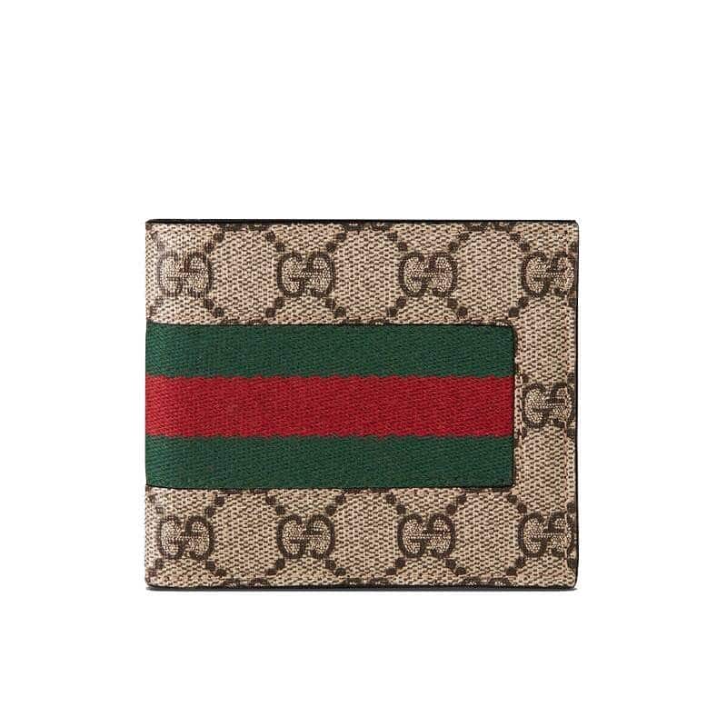 Gucci Web GG Supreme wallet