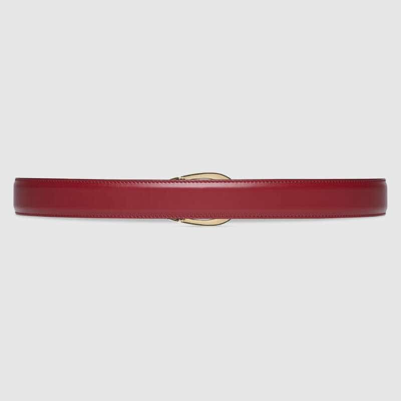Gucci Thin Belt with G Buckle