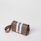 Burberry Small Monogram Stripe E-canvas Crossbody Bag