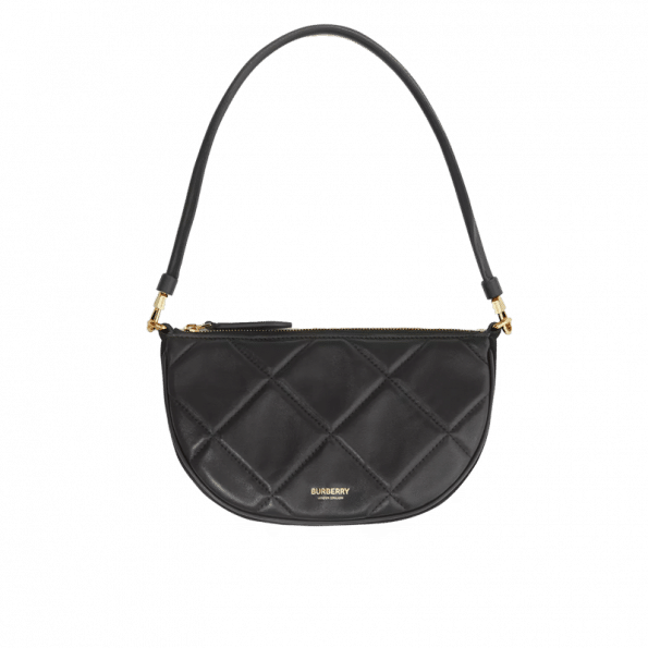 Burberry Quilted Lambskin Olympia Pouch