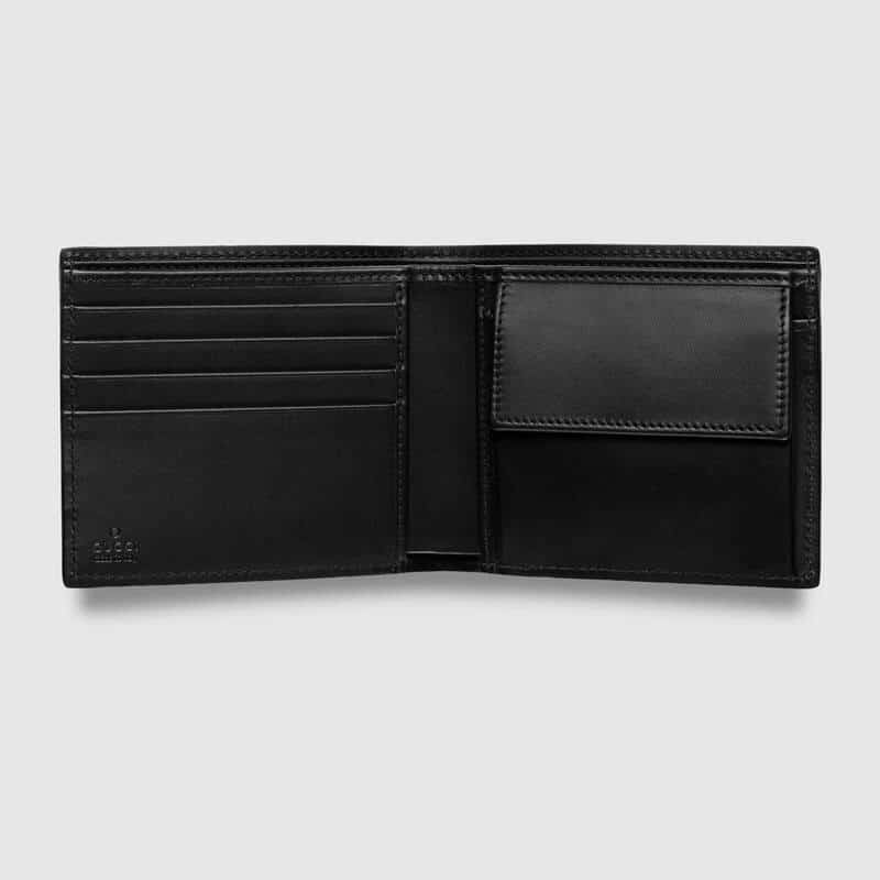 Gucci Kingsnake print GG Supreme coin wallet