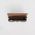 Burberry Small Monogram Stripe E-canvas Crossbody Bag