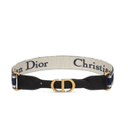 Christian Dior Belt Blue and Cream