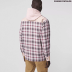 Burberry Varsity Graphic Check Technical Cotton Overshirt