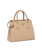 Prada Double Medium Leather Handbag