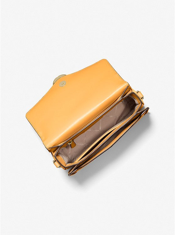 Michael Kors Jessie Medium Two-Tone Logo Shoulder Bag