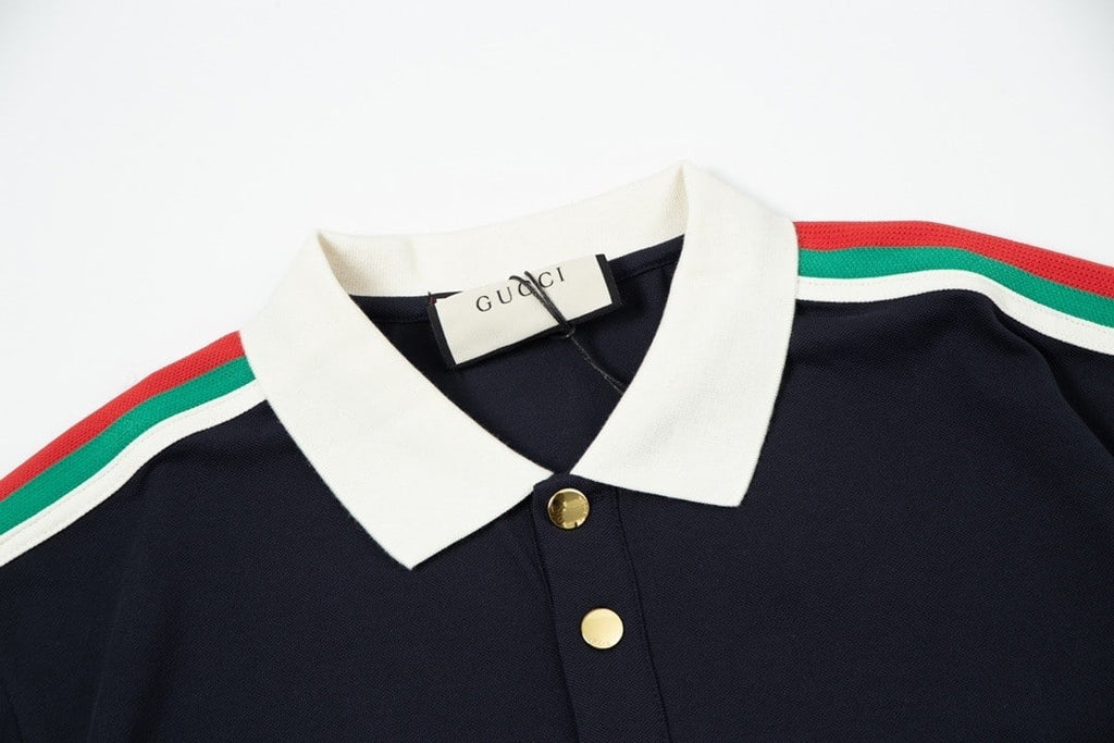 Gucci GG Logo Pique Polo Shirt