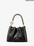 Michael Kors Mina Small Pebbled Leather Crossbody Bag