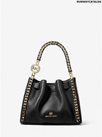 Michael Kors Mina Small Pebbled Leather Crossbody Bag