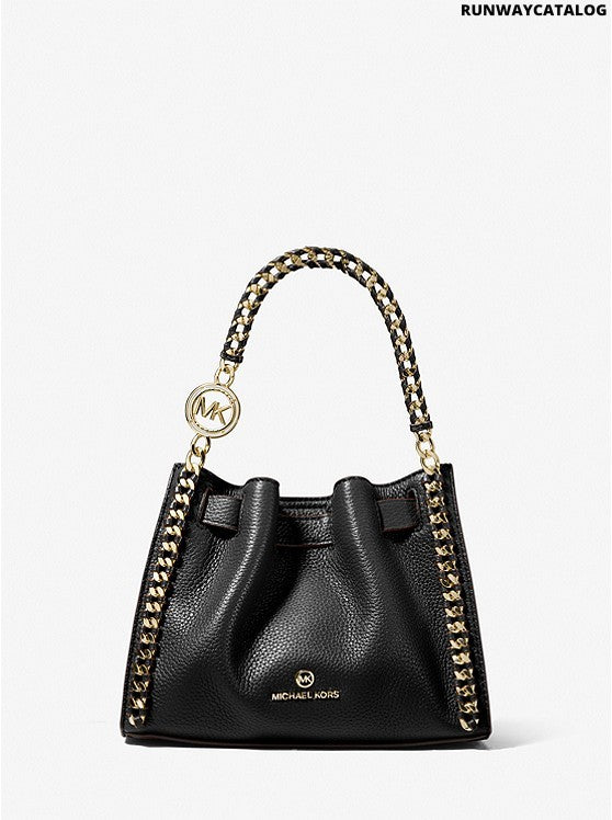 Michael Kors Mina Small Pebbled Leather Crossbody Bag