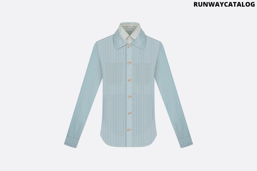 CHRISTIAN DIOR Overshirt in technical fabric shirt