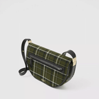 Burberry Medium Tartan Wool and Leather Olympia Bag