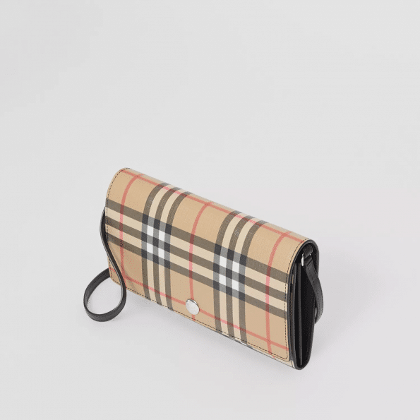Burberry Vintage Check E-canvas Wallet