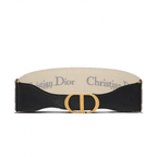 Christian Dior Belt Gray and Beige