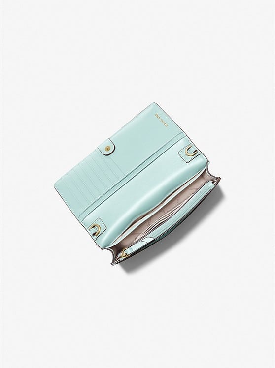 Michael Kors Small Woven Leather Crossbody Bag