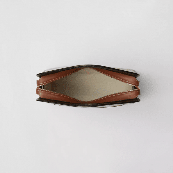 Burberry Medium Two-tone Canvas and Leather Pocket Tote