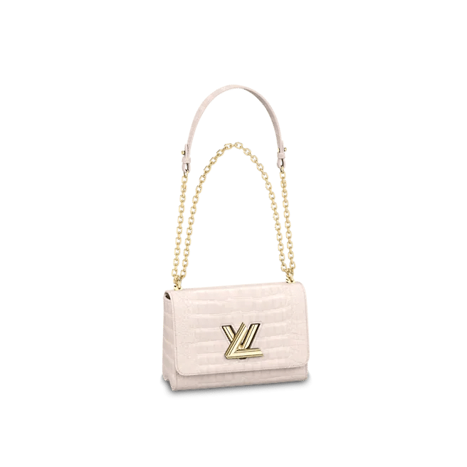 Louis Vuitton Twist MM Bag in Latte Matte