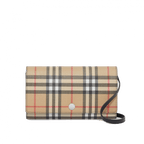 Burberry Vintage Check E-canvas Wallet